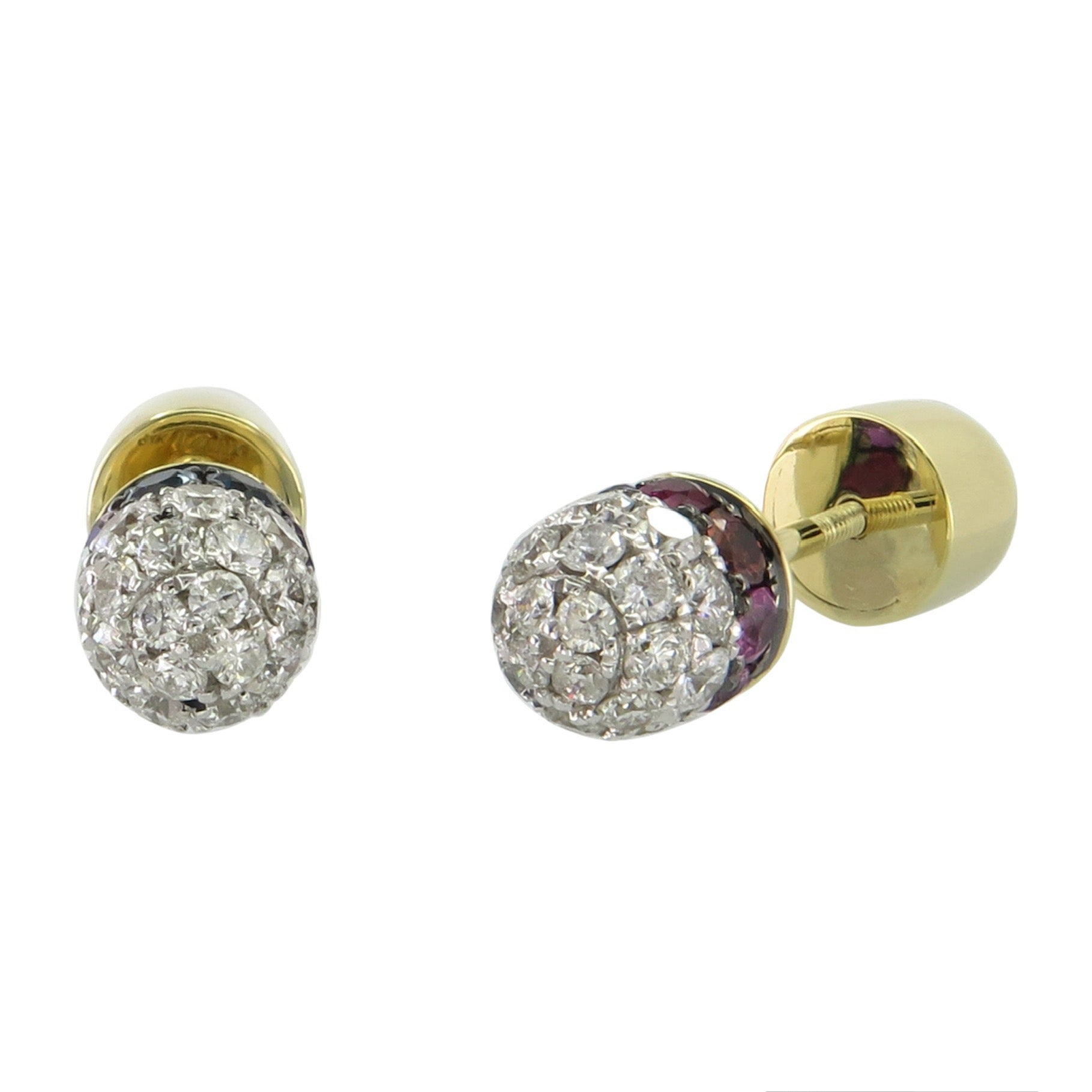 14K White Gold Rainbow Color Stone Earrings | Shop 14k White Gold Lusso  Color Earrings | Gabriel & Co